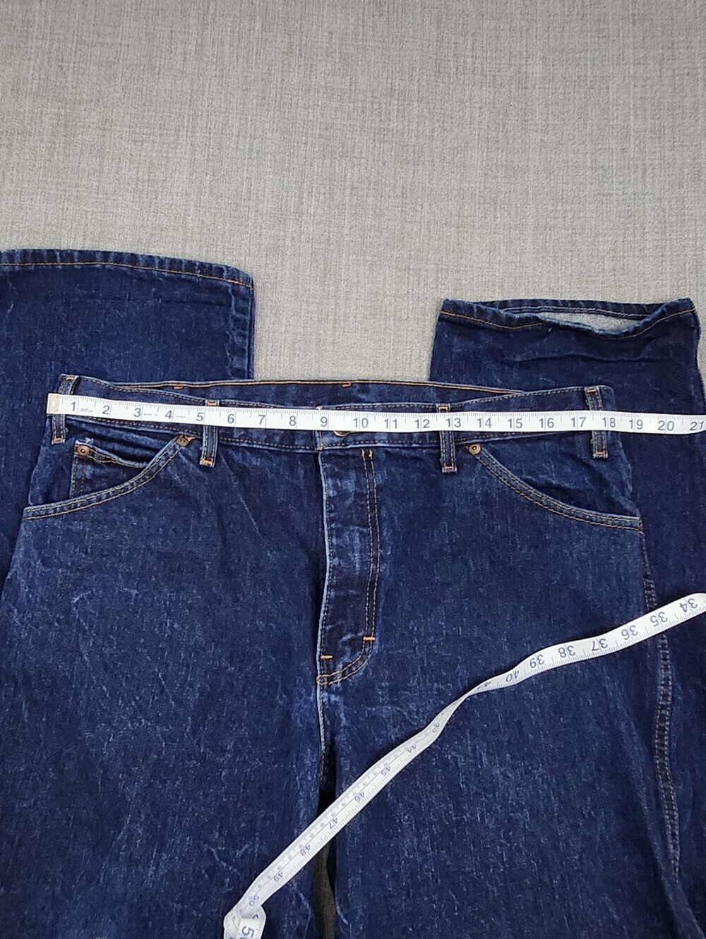 Dickies Straight Dark Wash 100% Cotton Denim Jeans. 36 × 34 - Picture 9 of 12